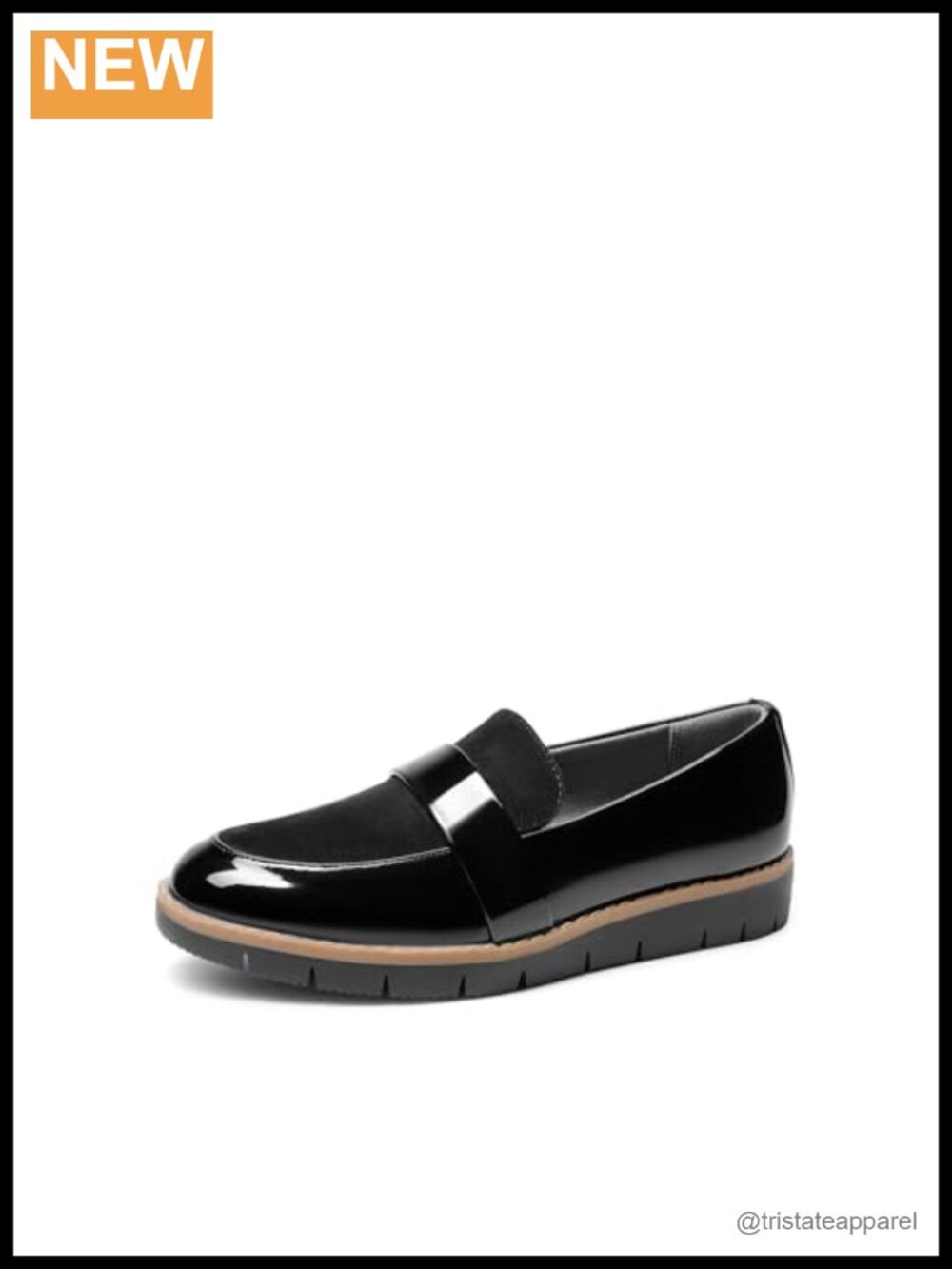 Women's Faux Leather Faux Suede Slip-On Loafers Business Casual Work Shoes
